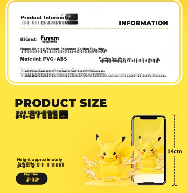 Funism Pokémon Pikachu Official Licensed Collaboration Figure Desktop Ornament Small Size Birthday Gift 2