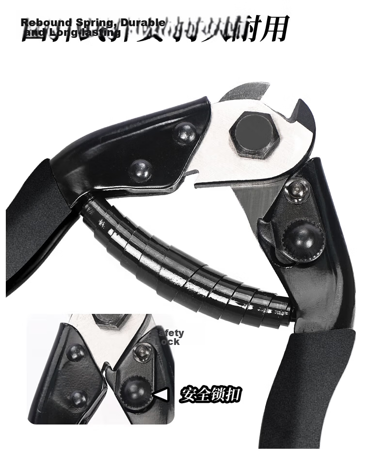 LEBYCLE Road and Mountain Bike Cable Cutter Brake and Gear Wire Cutting Pliers Internal Cable Steel Wire Cutting Tool Maintenance Repair 5