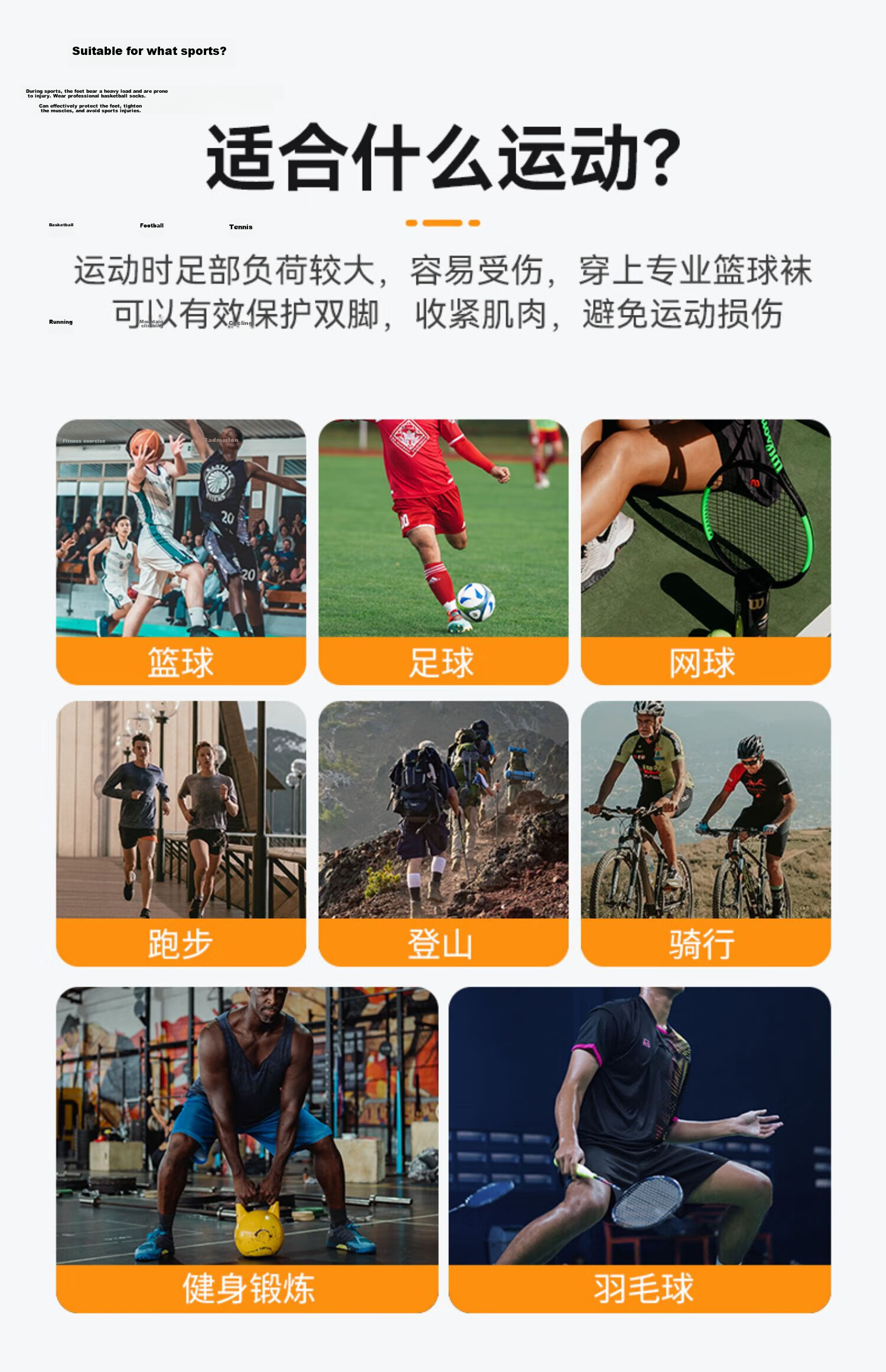 LI-NING Basketball Socks Professional Sports Anti-Slip Towel Bottom Running Long Socks Thickened Durable Breathable Youth 26