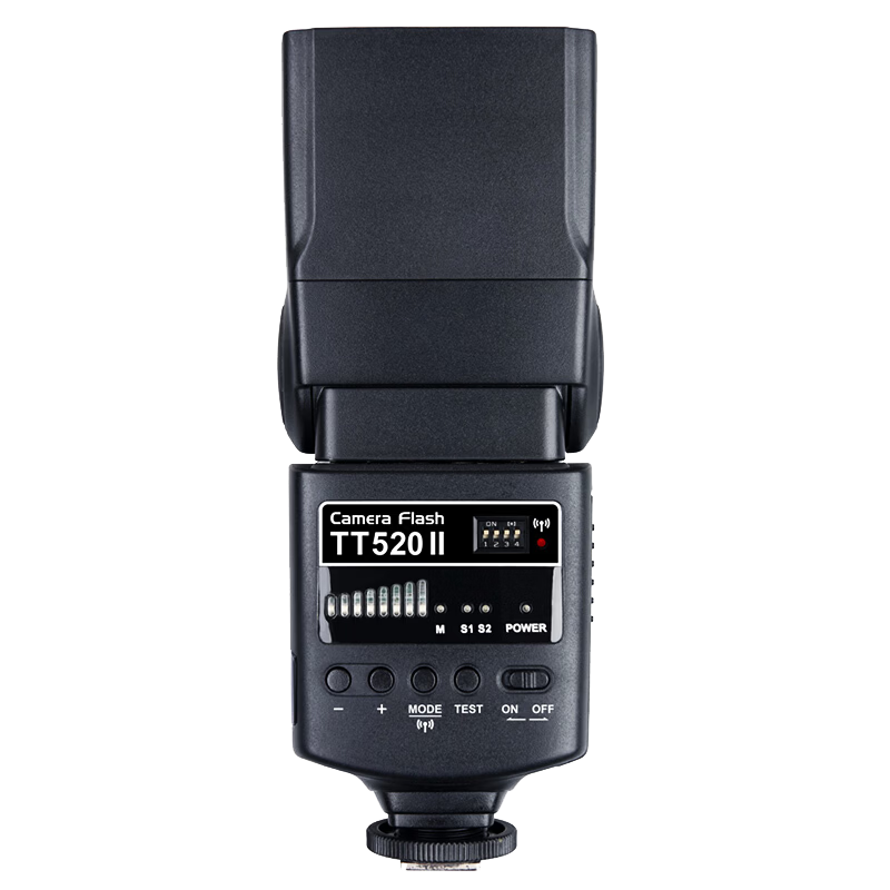 Godox TT520II Hot Shoe Camera Flash Compatible with Canon Nikon Sony Cameras Off-Camera Flash Universal Model (with Trigger)