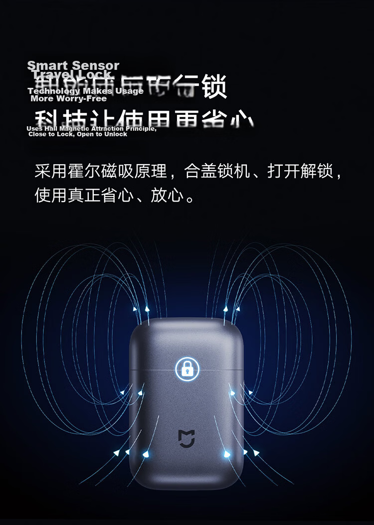 Mijia Electric Shaver S600 Portable Xiaomi Razor Metal Body Brushless Motor Floating True Leather Protective Case Birthday Gift for Boyfriend Teacher's Day Gift 19