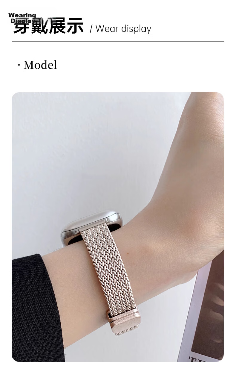 Mashi [Cooling Breathable] Compatible Apple Watch Band Apple Watch/Ultra 3/iWatch S11/10/9/8/7/SE Metal Slim Magnetic Strap 16