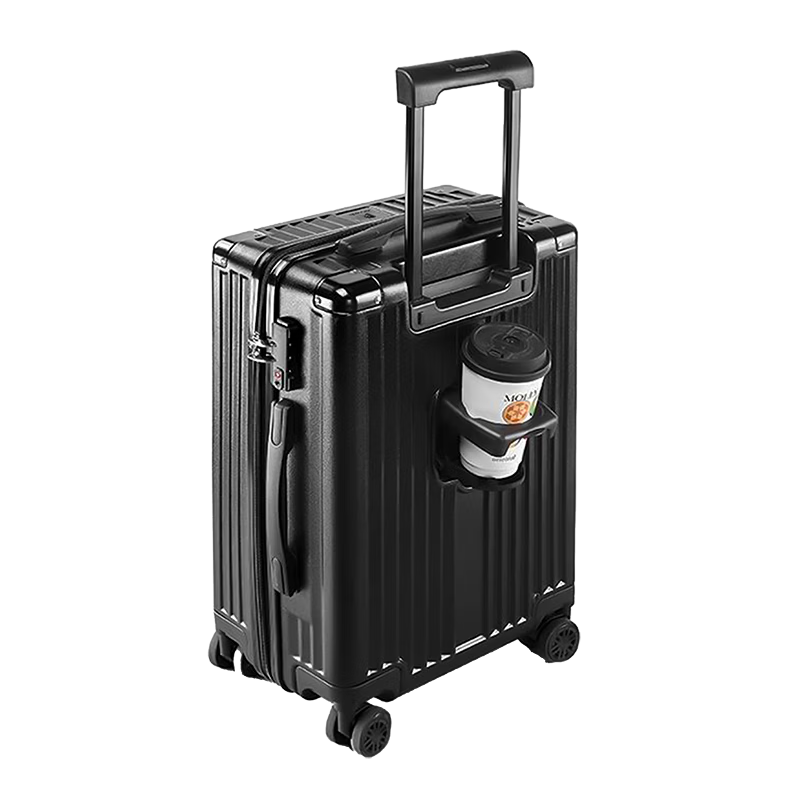 CARTELO 26 Inch Luggage Suitcase Trolley Travel Carry-On Lockable Large Capacity Leather Case Unisex
