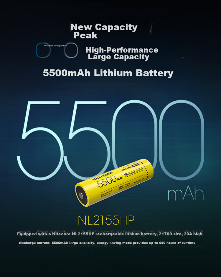 NITECORE MH12 PRO High-Intensity Long-Range Portable Rechargeable Outdoor Hiking Flashlight 11