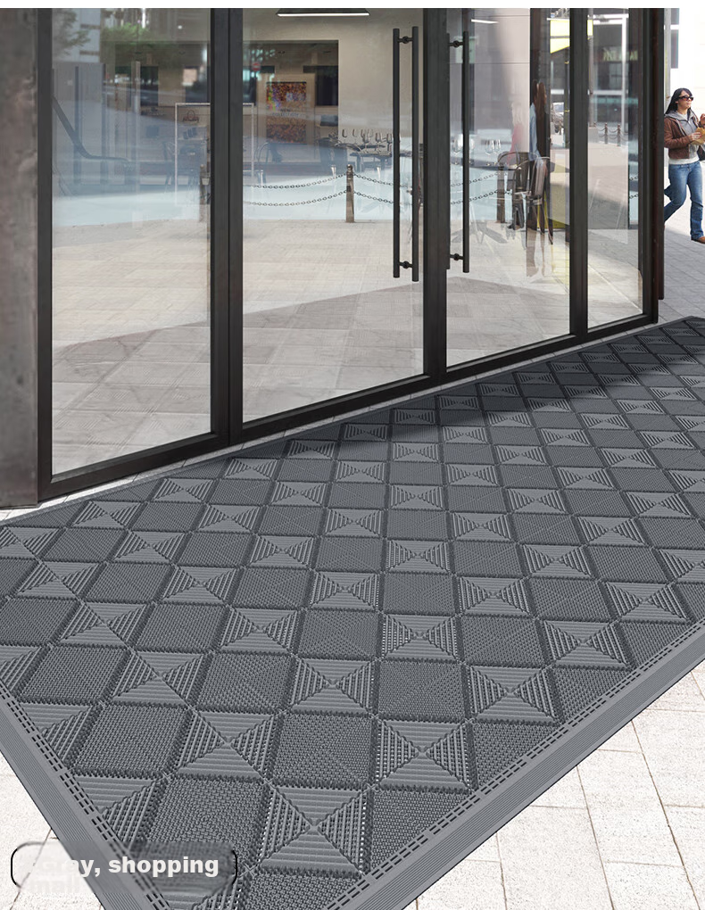 Boneng Entrance Mat, Outdoor Interlocking Non-Slip Mat, Doorway Foot Mat, Entrance Floor Mat, 60x90cm 6
