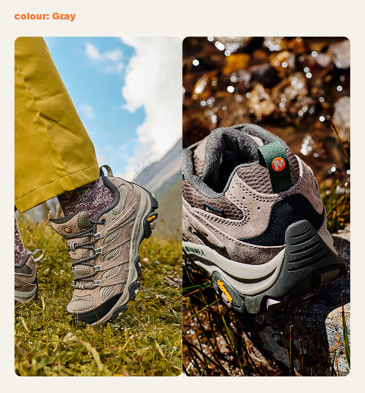 Merrell MOAB3 Hiking Shoes, Women's Outdoor Sports Climbing Shoes with Vibram Outsoles, Non-Slip, Wear-Resistant, Breathable, for Winter, Size 36 11