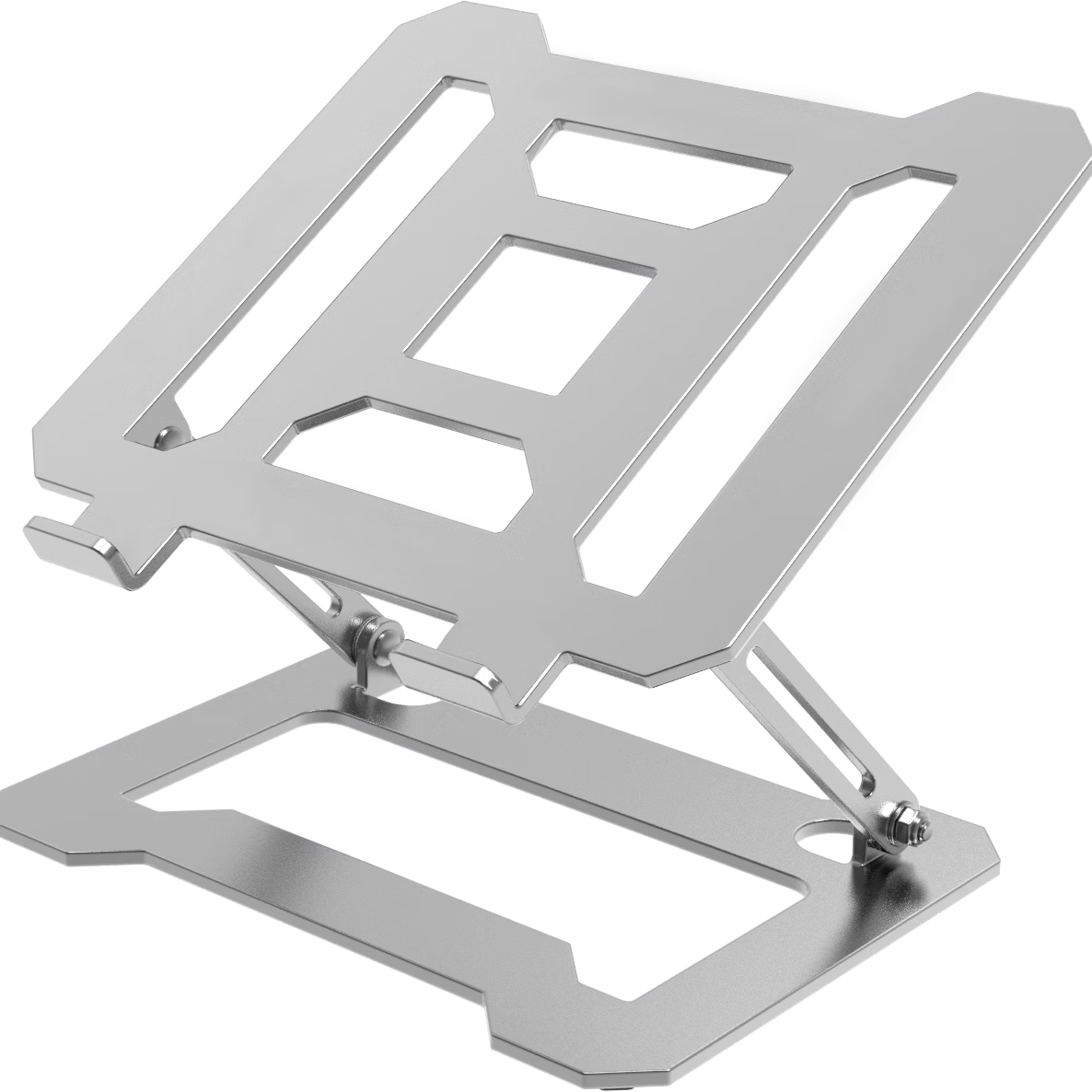 LUCKPRO Laptop Stand, Cooling Pad Stand, Desktop Standing Adjustable Height Riser, Ergonomic Office Neck Support Aluminum Alloy Stand