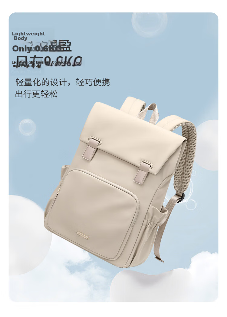 GOLF Women's Backpack 14/16 Inch Laptop Bag for Apple Huawei College Student Travel Business Backpack 17