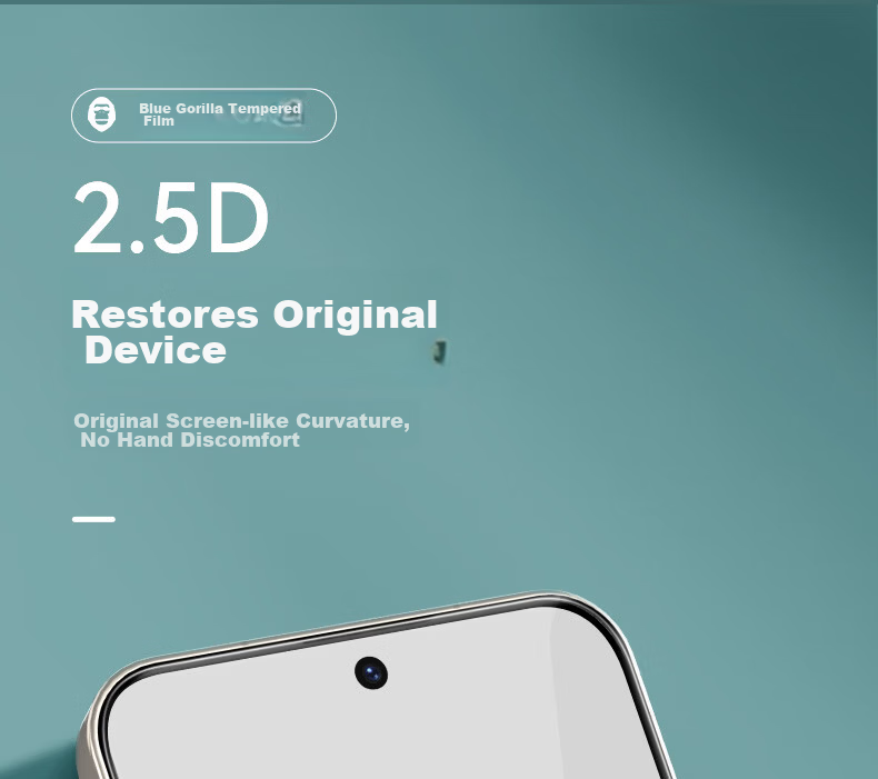 BLUEO Tempered Glass Screen Protector for Huawei Pura90 Pro / Pura80 / Pura70 / Oppo Find X8 - HD Ultra-Thin Anti-Fingerprint Shockproof Protective Film 4