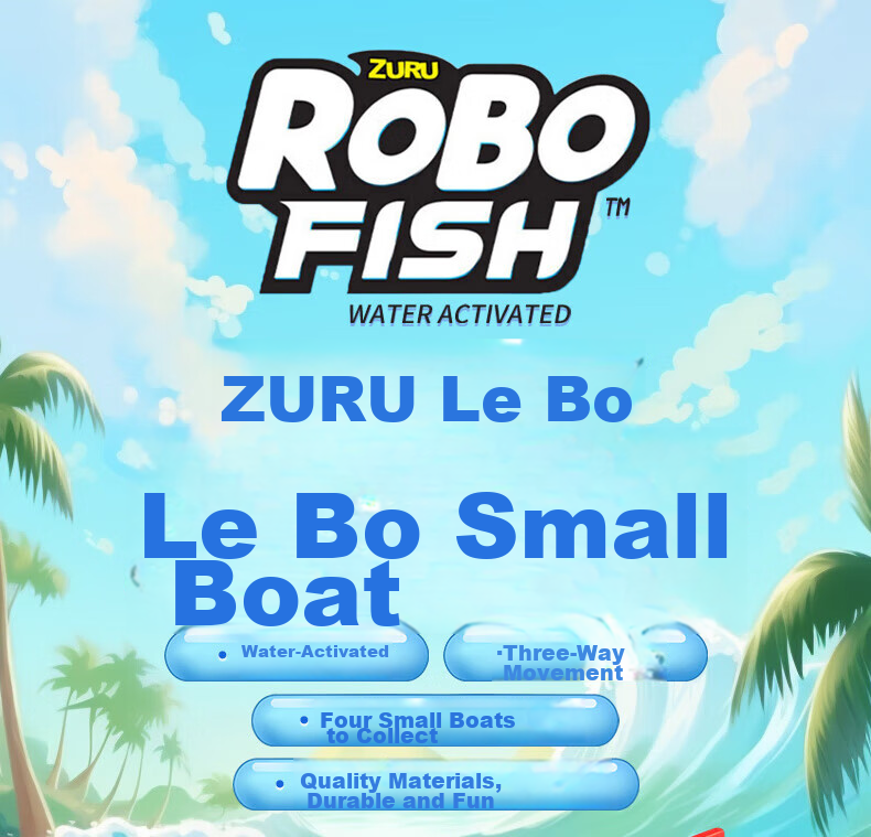 ZURU Lepo Electric Bathing Water Play Toy Baby Bath Boat 1