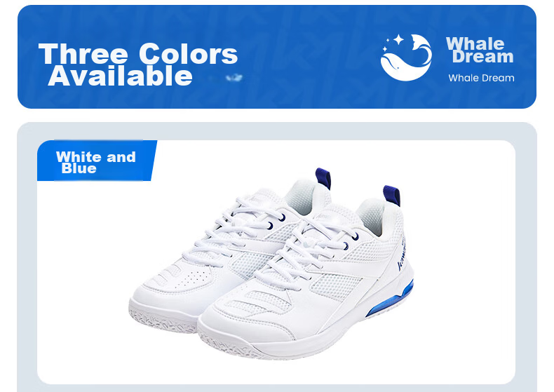 KAWASAKI Unisex Badminton Shoes Non-Slip Shock Absorption Professional Training Competition Sports Shoes Whale Dream Fantasy Green Size 37 10