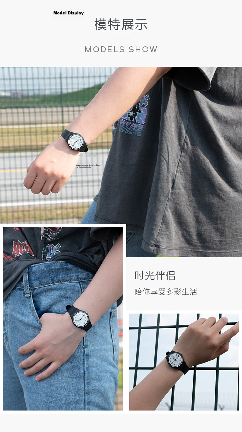 Swatch Swiss Watch, Luminous Date Display, Quartz Wristwatch for Middle And High School Students, Exam Graduation Gift, ONCE AGAIN 2.0 5