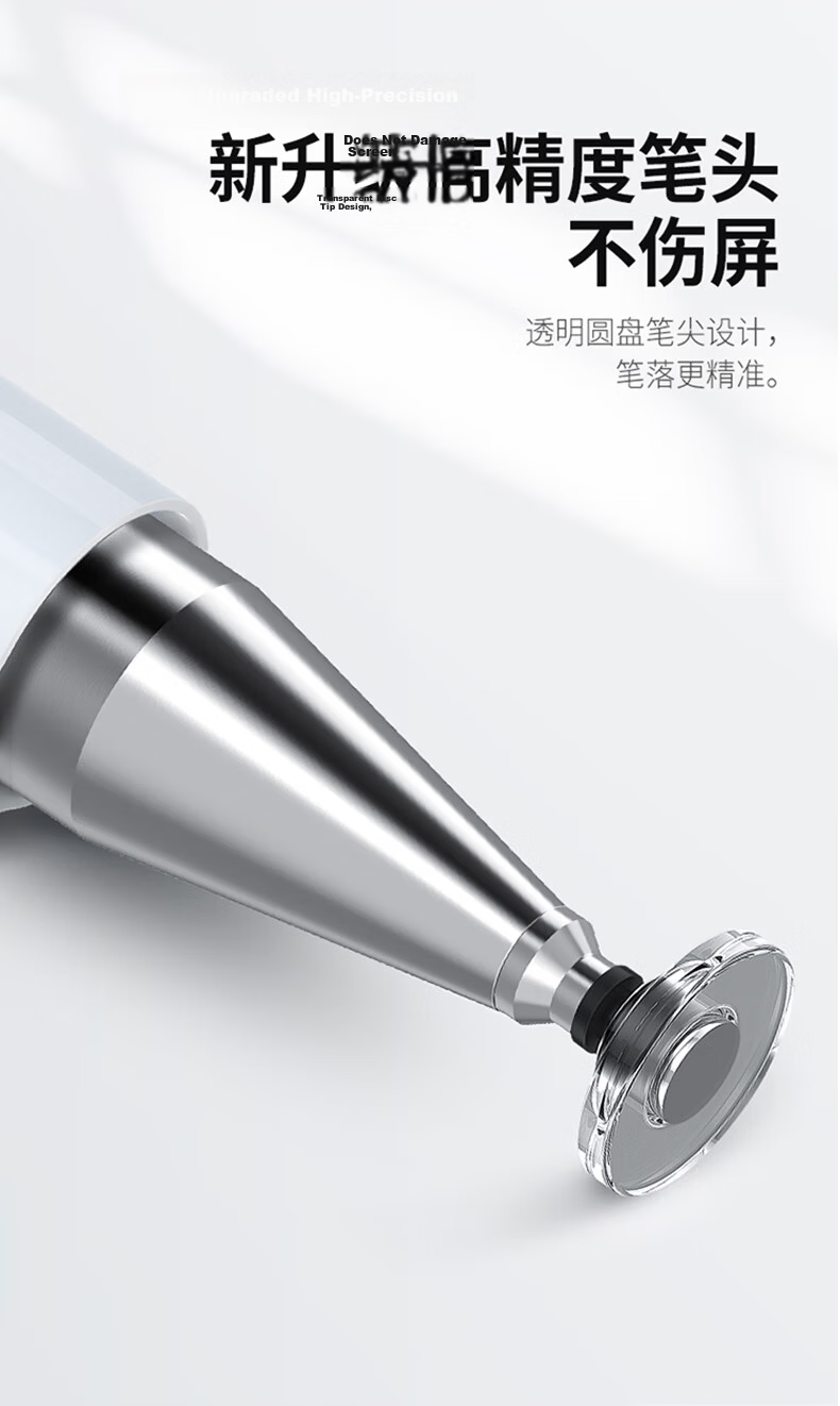 Liantuo iPad Capacitive Stylus Pen Universal Touchscreen Pen for Mobile Phones Round Disc Touch Pen Drawing Stylus for Tablets Compatible with Huawei Android Microsoft Surface 8