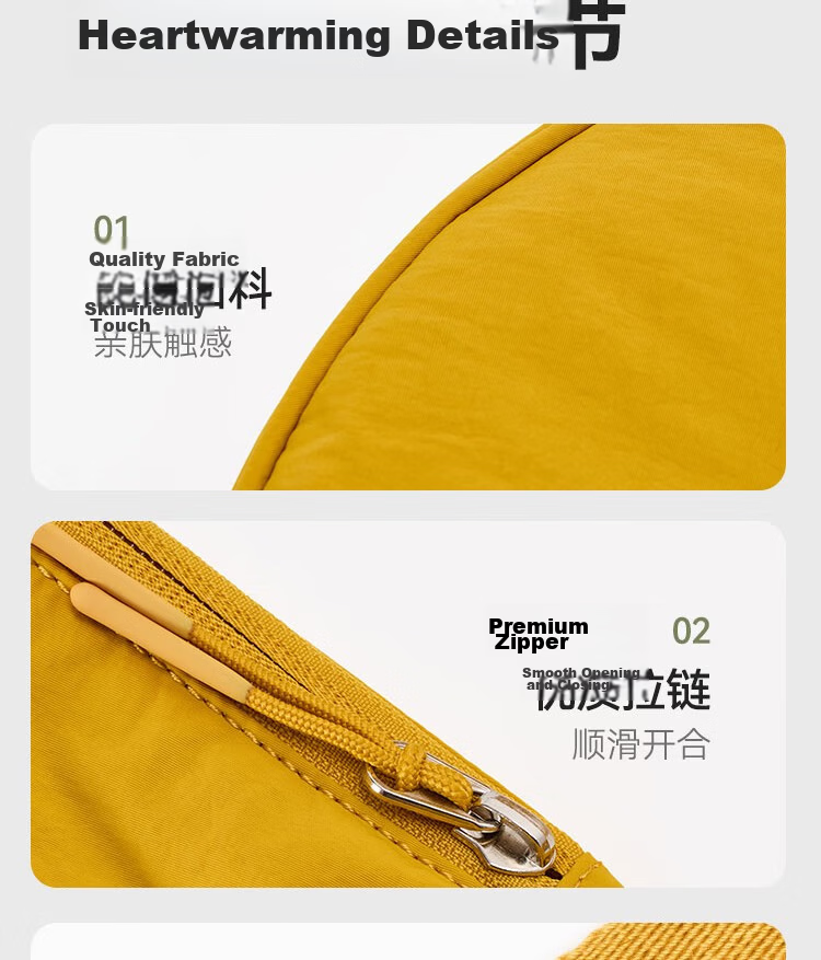 JD Original Casual Unisex Couple Shoulder Dumpling Crossbody Bag 7L Cool Pine Gree 12