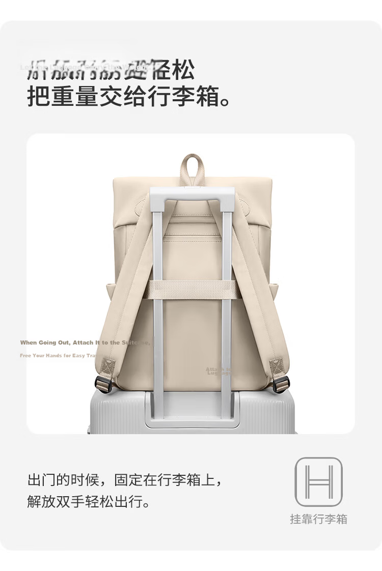 GOLF Women's Backpack 14/16 Inch Laptop Bag for Apple Huawei College Student Travel Business Backpack 18