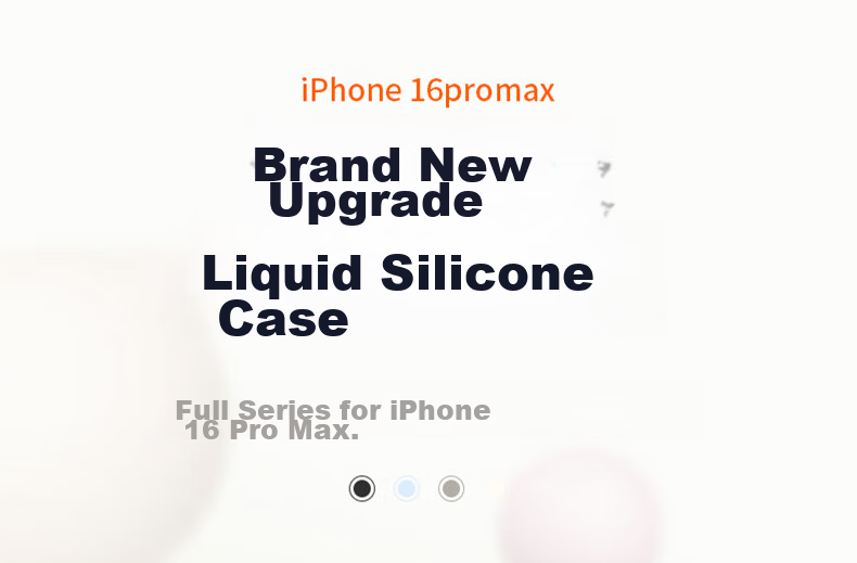 Nai Xiaoya Apple iPhone 16 Pro Max Case, Full-Coverage Lens Protection, Liquid Silicone Ultra-Thin Shockproof Soft Cover, Simple Style for Men and Women, Graphite Gray 1