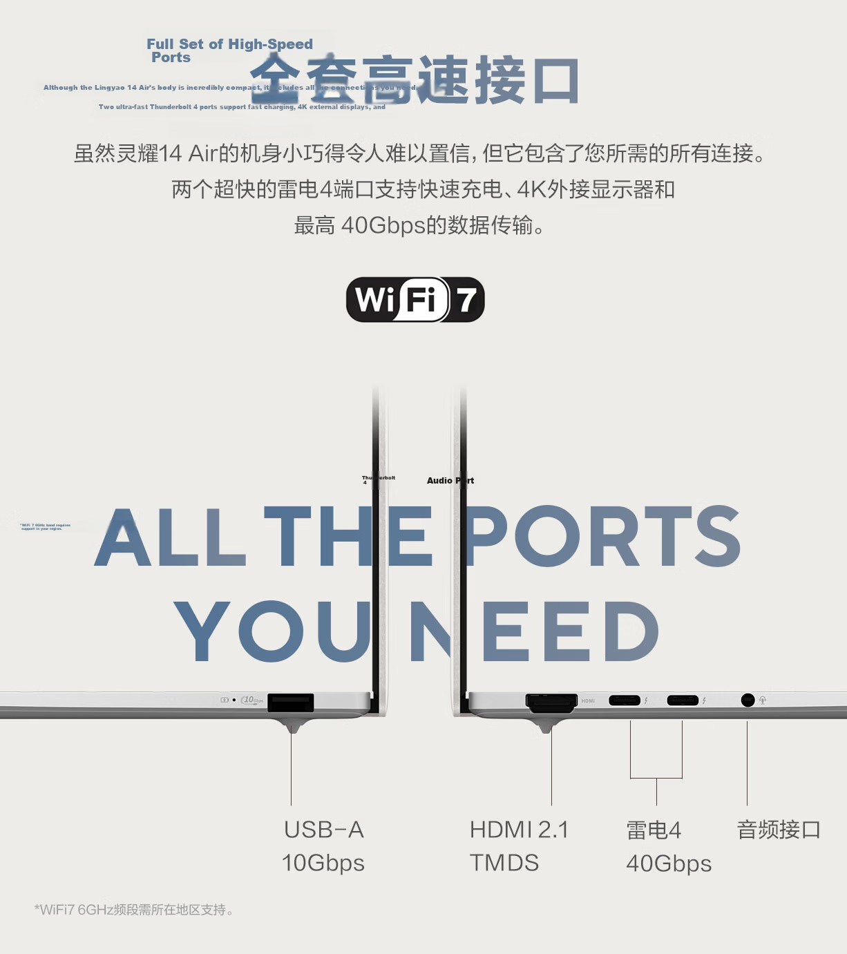 ASUS Lingyao 14 Air National Subsidy Core Ultra7 Lunar Lake 2.8K 120Hz OLED 1.1cm Ultra-Thin AI Laptop (258V 32GB 1TB) 32