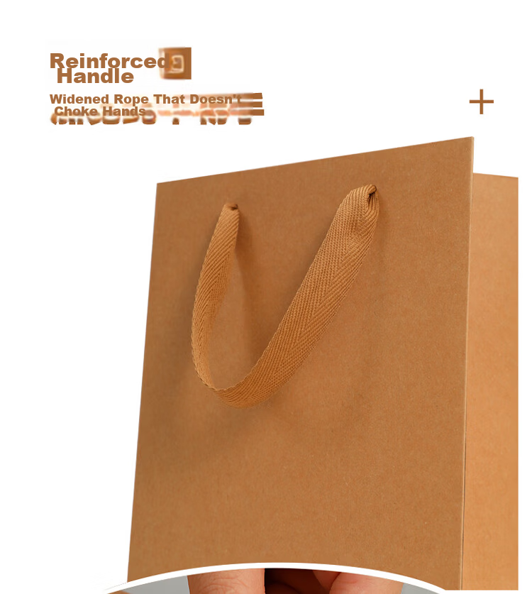 Tianxin Thickened Kraft Paper Gift Bag Tea Tobacco Alcohol Food Packaging Handbag Business Meeting Souvenir Bag 5