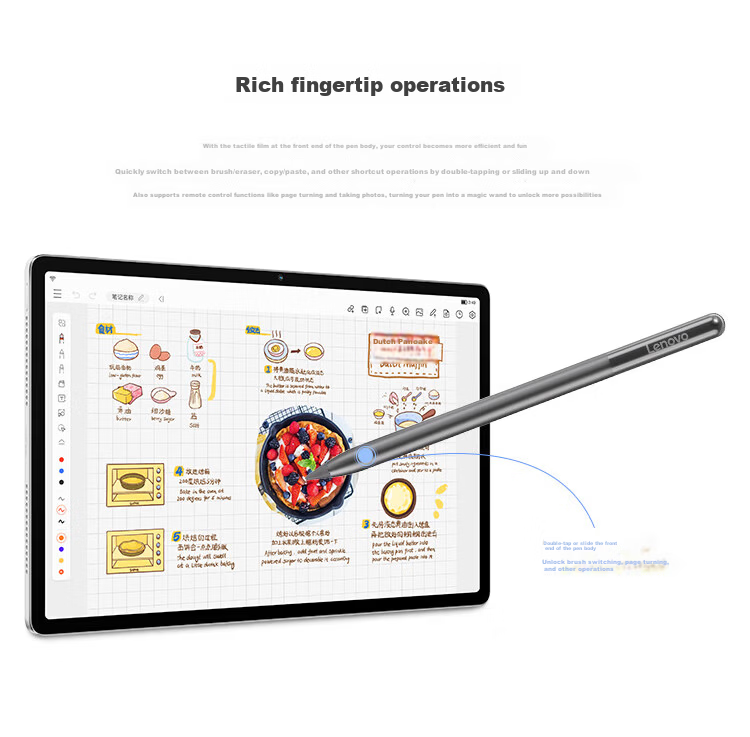 Lenovo Handwriting Pen Pro 2nd Gen - Instant AI Conversion and Erase, One-Click Annotation, Ultra-Low Latency, Sensitive Pressure, 1.4mm Tip, Compatible with Xiaoxin Pro13/ProGT13 5