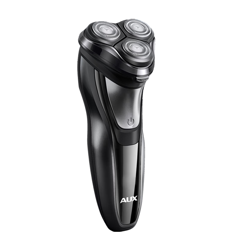 AUX Electric Rotary Shaver for Men, Waterproof Wet and Dry Dual-Blade Electric Razor, Gift for Husband