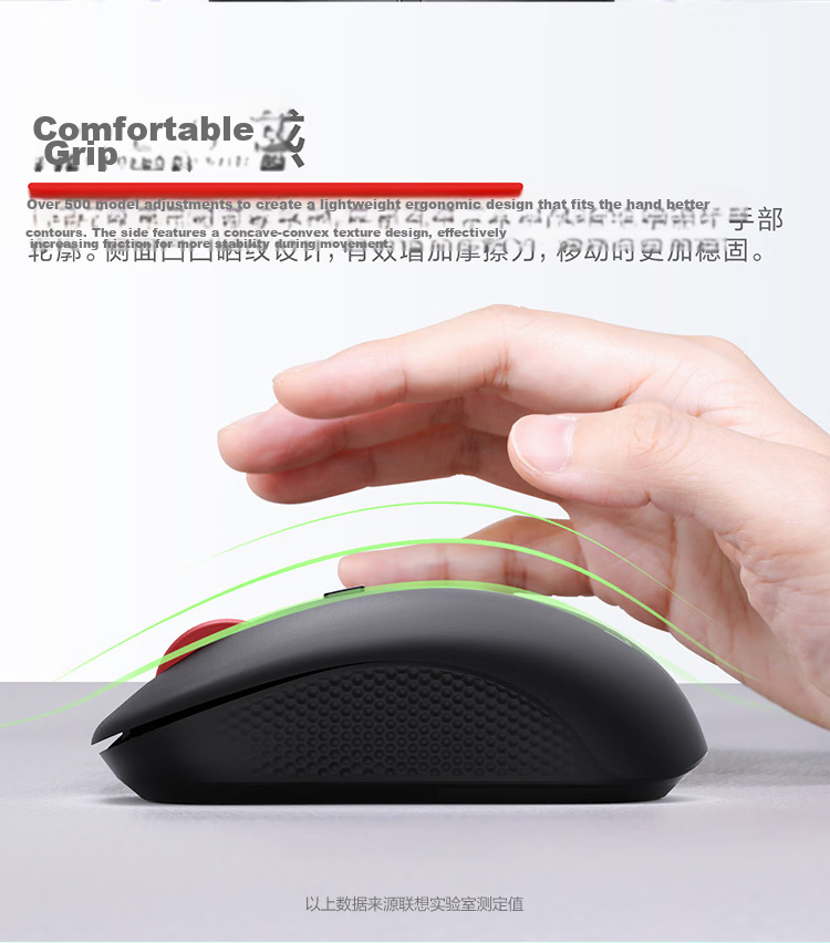 Lenovo Wired Mouse, Gaming Mouse, 10000 DPI, for Computer Office, Laptop And Desktop, USB Interface, Plug And Play, Wired Mouse GM10L 5