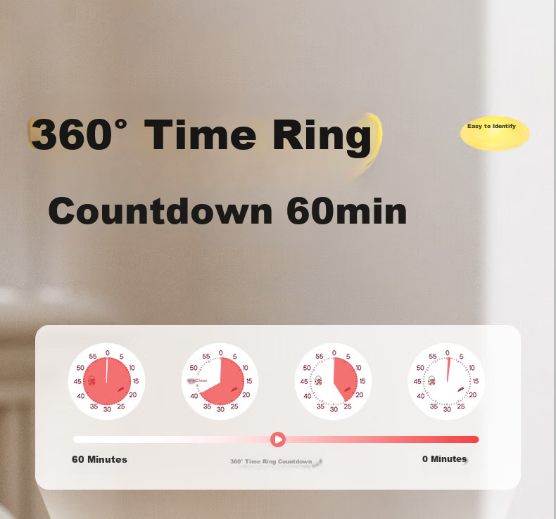QITE Timer, Learn Self-Discipline, 2026 New Model for Primary School Students, Time Management Device, Electronic Alarm Clock, Countdown Reminder, Wake-Up Aid, Birthday Gift for Boys 11