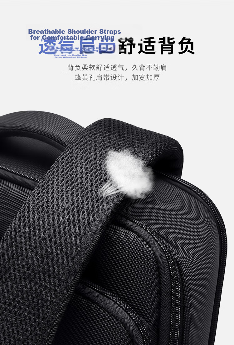 POLO Men's Business Backpack 15.6/16 Inch Laptop Bag Large Capacity Commuter Travel Bag 14