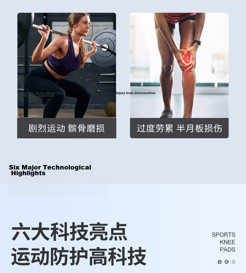 PROIRON Knee Brace for Sports, Men And Women, Running, Basketball, Badminton, Hiking, Specialized for Patella And Meniscus 4