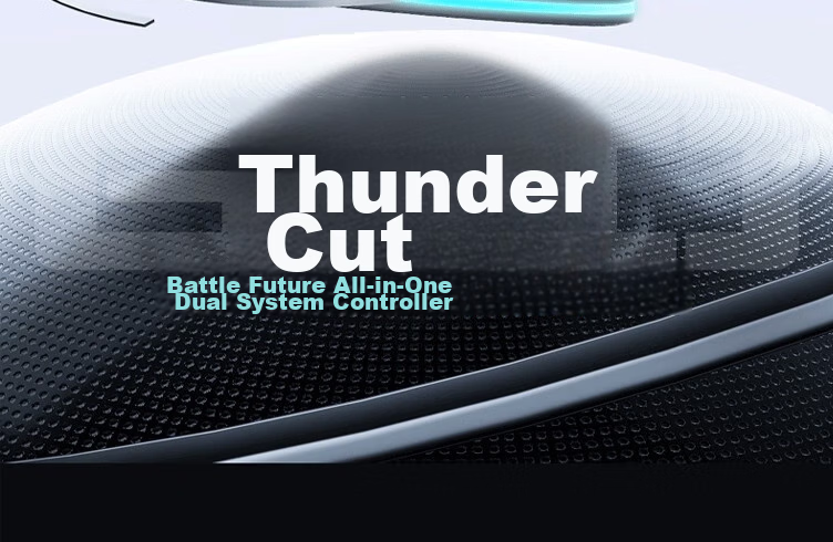 ThundeRobot G80 Thunder Blade Wireless Game Controller with HD Speaker, Force Feedback Switchable Joystick, Character Switching, Xbox-Like Bluetooth Motion Sensing PC Computer NS TV Steam White 3