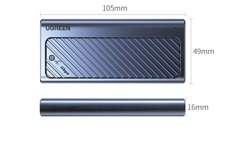 UGREEN USB4 M.2 NVMe External Hard Drive Enclosure, 40Gbps, Compatible with Thunderbolt 3/4, Suitable for Apple Mac Mini Laptop SSD External Solid State Drive 32