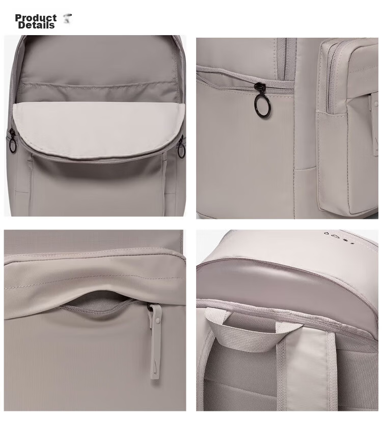 Nike Eugene Unisex Backpack Travel Bag School Bag Casual Bag DN3592-009 University Grey One Size 4