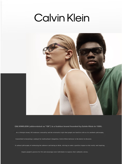 Calvin Klein Jeans Optical Eyeglass Frame Prescription Business Commuter Casual Versatile CKJ19308716 3