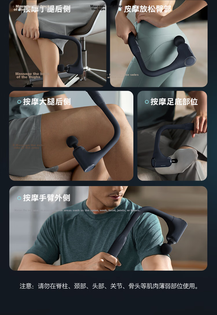 Feilipu 5102G Titanium Alloy Massage Gun, Upgraded Version of Xiaojingang, Hot Compress Massage Head, Professional Muscle Massager, Holiday And Birthday Gift for Boyfriend Girlfriend, New Year Present 6