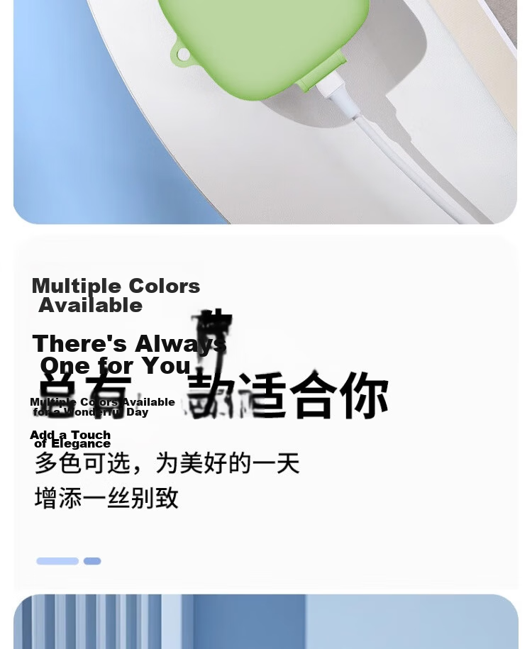 Aolang Huawei FreeArc Earphone Case Silicone Full Coverage Anti-Drop Scratch-Resistant Charging Case Protective Soft Shell Wild Green + Silicone Lanyard 13