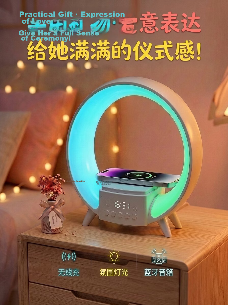 Wanhuo Girls Birthday Gift Mid-Autumn Festival Girlfriend Night Light Bedside Lamp Bedroom Sleep Light High-Value Atmosphere Lamp 7