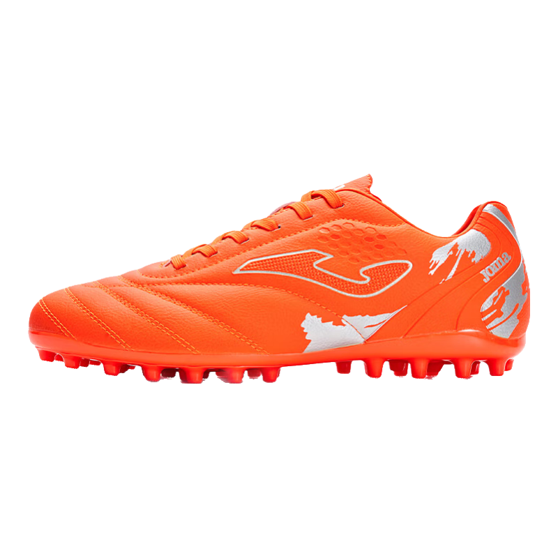 JOMA Soccer Shoes for Men, Women, Adults, Teenagers And Students, Competition MG Studs Non-Slip Football Training Shoes, Orange, Size 42