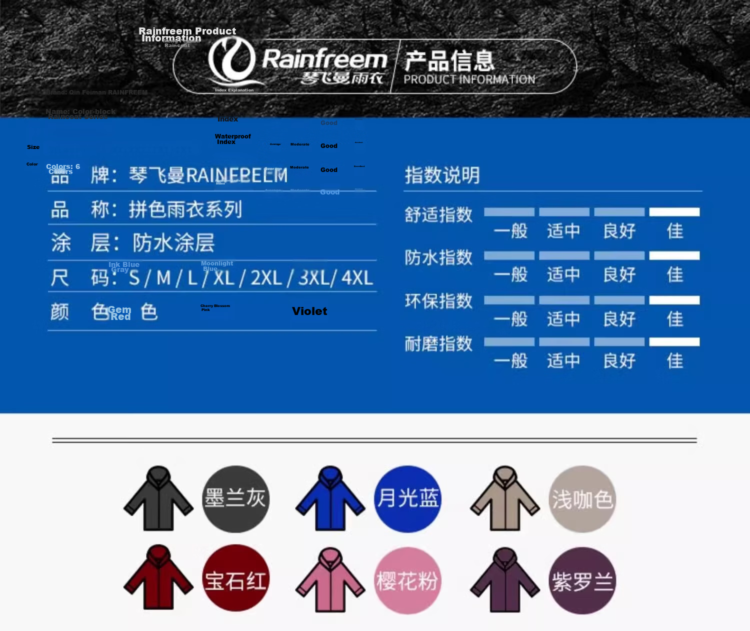 Qinfiman Raincoat Electric Vehicle Raincoat Colorblock Fashion Sports Suit Rider Split Set Full Body Stormproof Outdoor Raincoat Women's Cycling Raincoat Sakura Pink 2XL 12