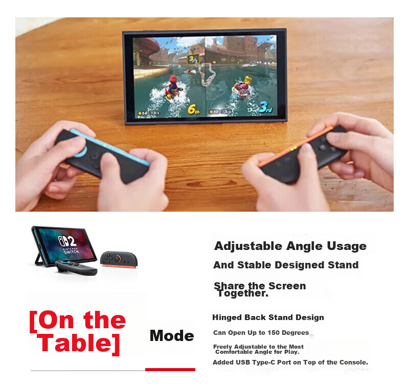 Nintendo Switch Original Charging Dock Set for Switch 2, Japanese Version, Switch 2 Original Accessories, Console Base Set 6