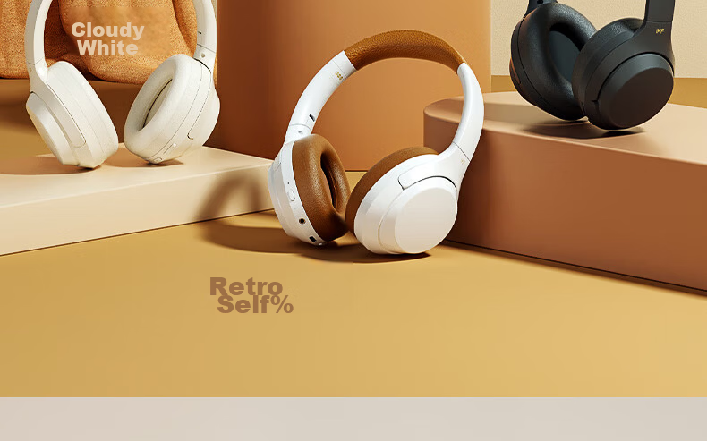 IKF T1 Max Active Noise Cancelling Headphones Bluetooth 2026 New Model Bluetooth 6.0 Wireless Wired HIFI Sound Quality Gaming Low Latency Ultra-Long Battery Life Cloud Rock White 17