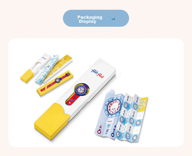 Swatch Flik Flak Kids Swiss Quartz Watch Elementary School Student Back to School Gift Baking Star 5