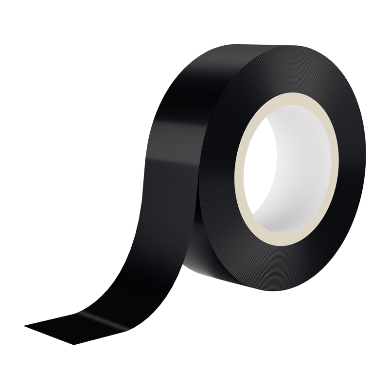 Mileqi Electrical Tape, PVC Insulation Tape, High Adhesion, Heat Resistant, Waterproof, Low Temperature Resistant, Lead-Free, Wear-Resistant, Moisture-Proof, Heat Insulating Tape, Black, 18mm*10m*5 Rolls