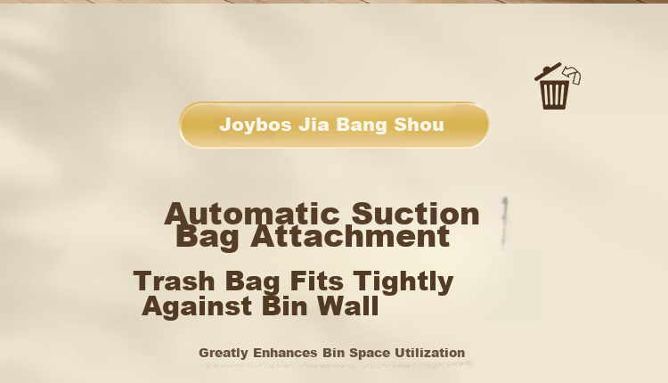 Jiabangshou 9L Smart Sensor Trash Can with Automatic Lid for Bathroom Toilet Living Room Bedroom Kitchen Narrow Spaces Pneumatic Bin 6