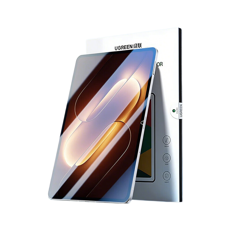 UGREEN Tempered Glass Screen Protector for Xiaomi Pad 9/8/8Pro/7/7Pro, 11.2-Inch, Compatible with 2020/2026 New Models, Full Coverage Anti-Drop HD Protective Film for Xiaomi Pad Tablet Computer