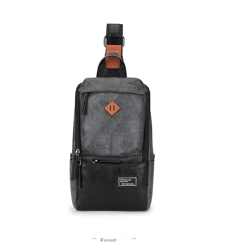 MEXICAN Men's Chest Bag, Portable Travel Casual Shoulder Crossbody Bag, Phone Waist Pack, Backpack, Cycling Fashion Commuter Student Bag 12