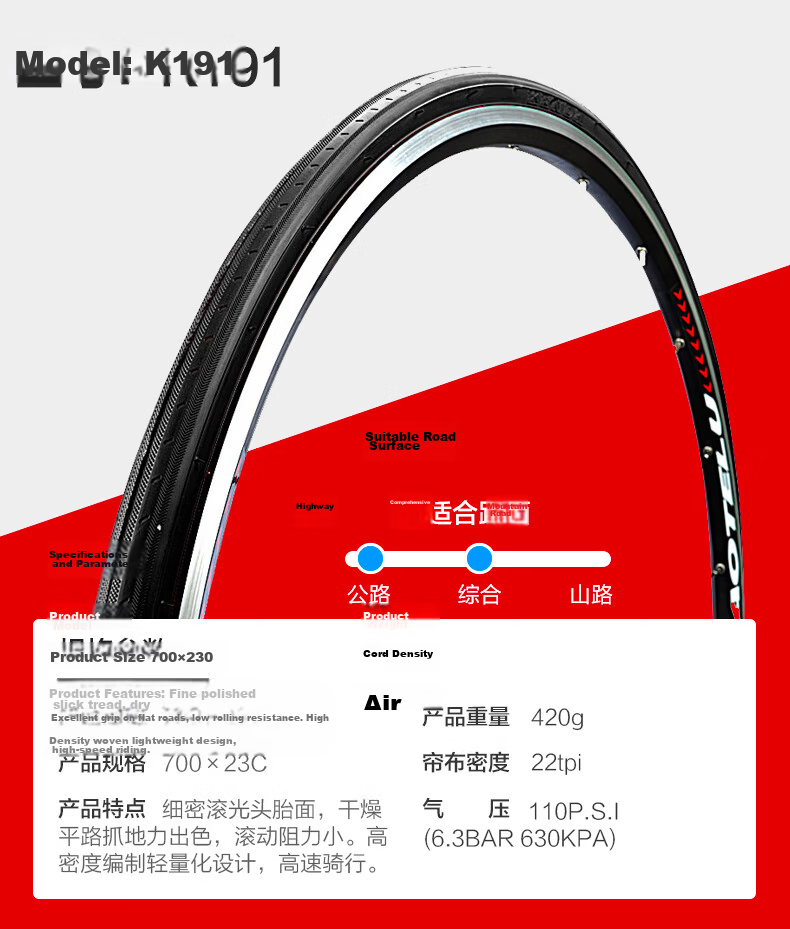 KENDA Road Bicycle Inner Tube, 700*23/25c, Butyl Inner Tube with Extended Valve Stem And Pressure-Resistant Inner Liner 5