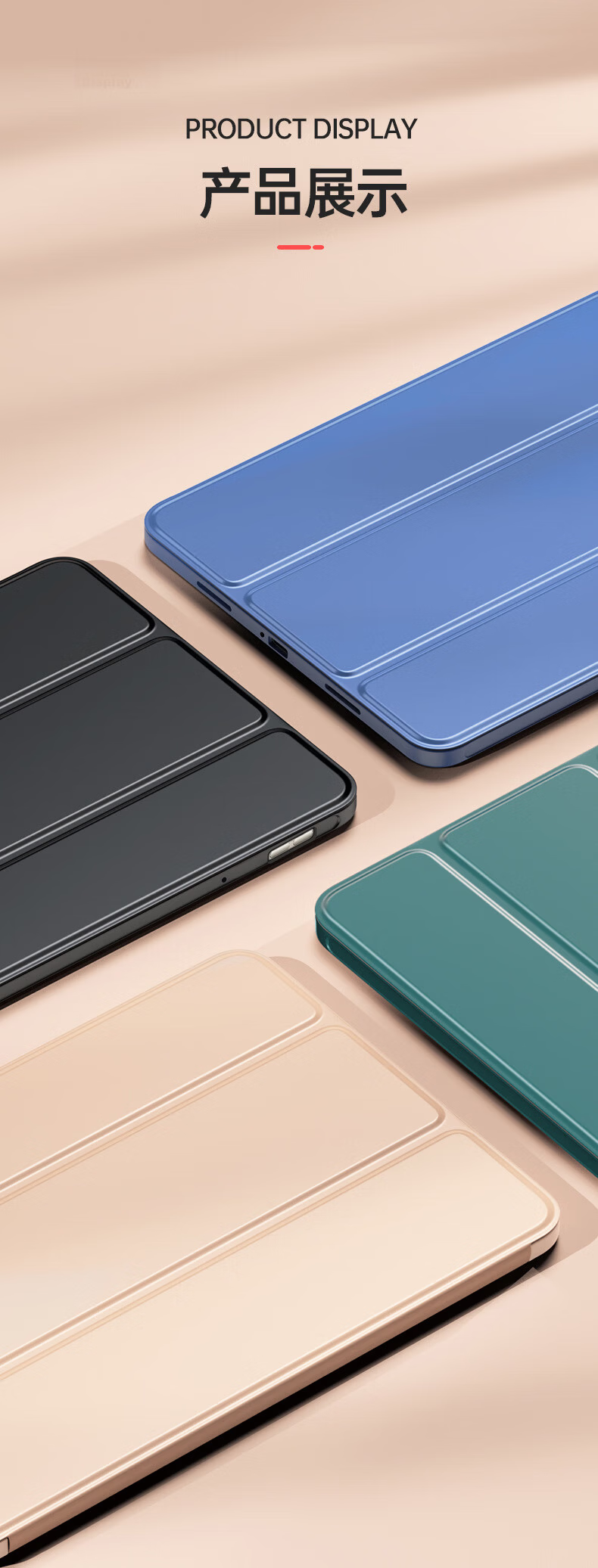 CangHua Compatible with OPPO Pad4Pro Case, 13.2-Inch 2025 Model OnePlus Tablet 2Pro Protective Cover, OPPO Tablet Full Protection Ultra-Thin Tri-Fold Stand Case 11