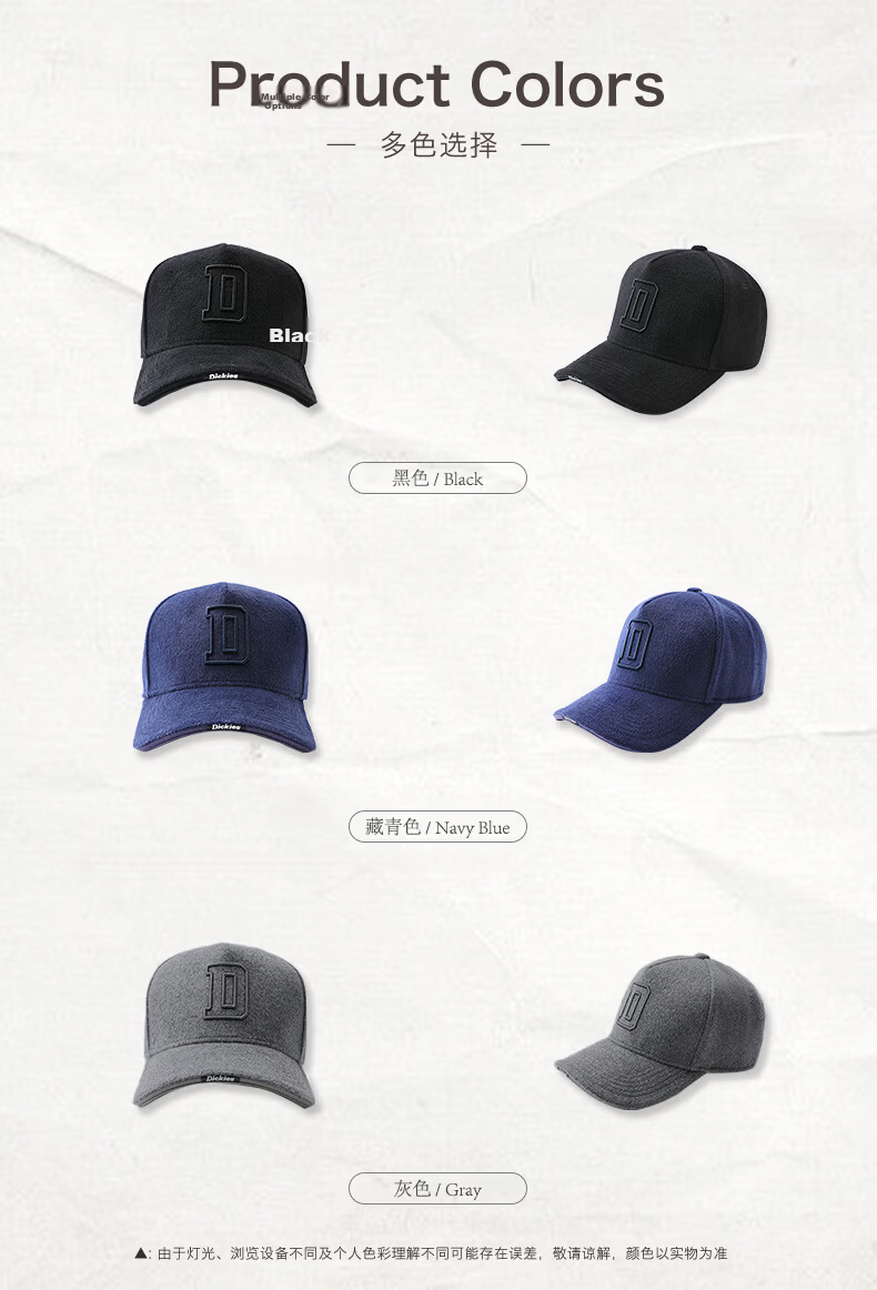 Dickies Lightweight Breathable Baseball Cap Men Sunshade Slim Face Soft Top Pure Cotton Sun Protection Outdoor Duckbill Hat Women Dark Gray 20