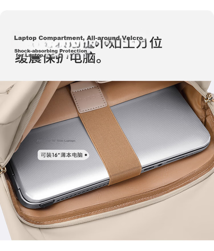 GOLF Women's Backpack 14/16 Inch Laptop Bag for Apple Huawei College Student Travel Business Backpack 13