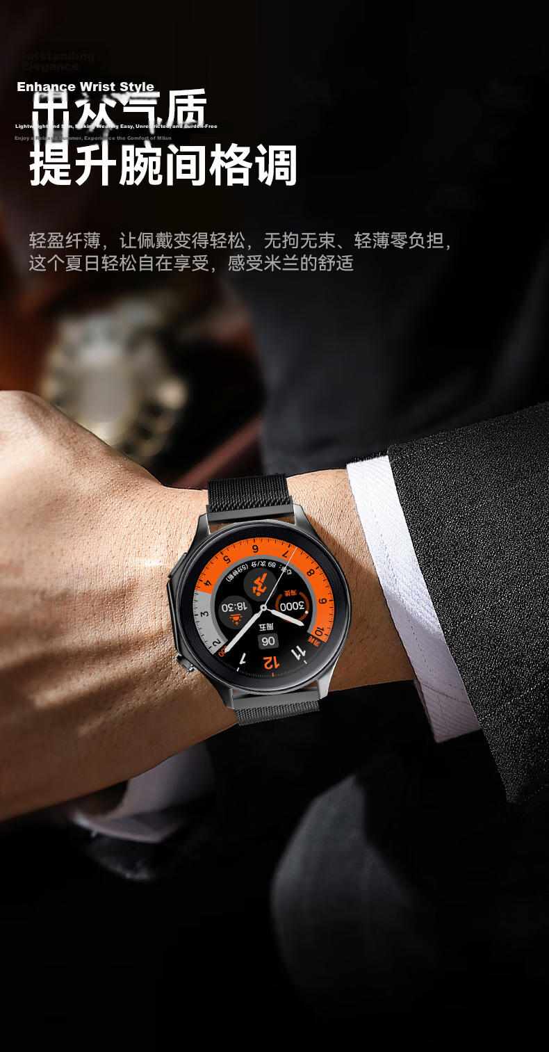 CangHua Compatible with OPPO Watch4Pro Strap, Suitable for WatchX3/X2/S/OnePlus Watch 2, Milanese Metal Magnetic + Wild Trail Loop Knit + Silicone Magnetic + Storage Pouch 3