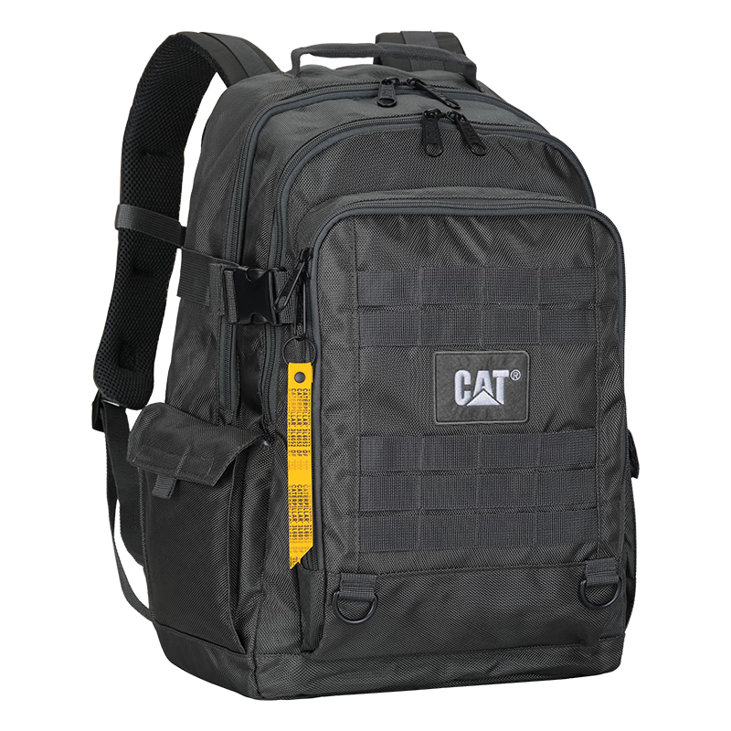 CAT Backpack Lightweight Laptop Bag 15/16 Inch Business Backpack Large Capacity Simple Outdoor Men's Gray Green 84033